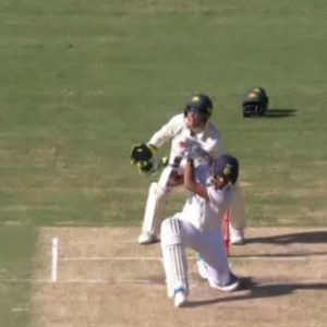 Washington Sundar no-look six: Watch Sundar hits incredible slog off Nathan Lyon in Brisbane Test