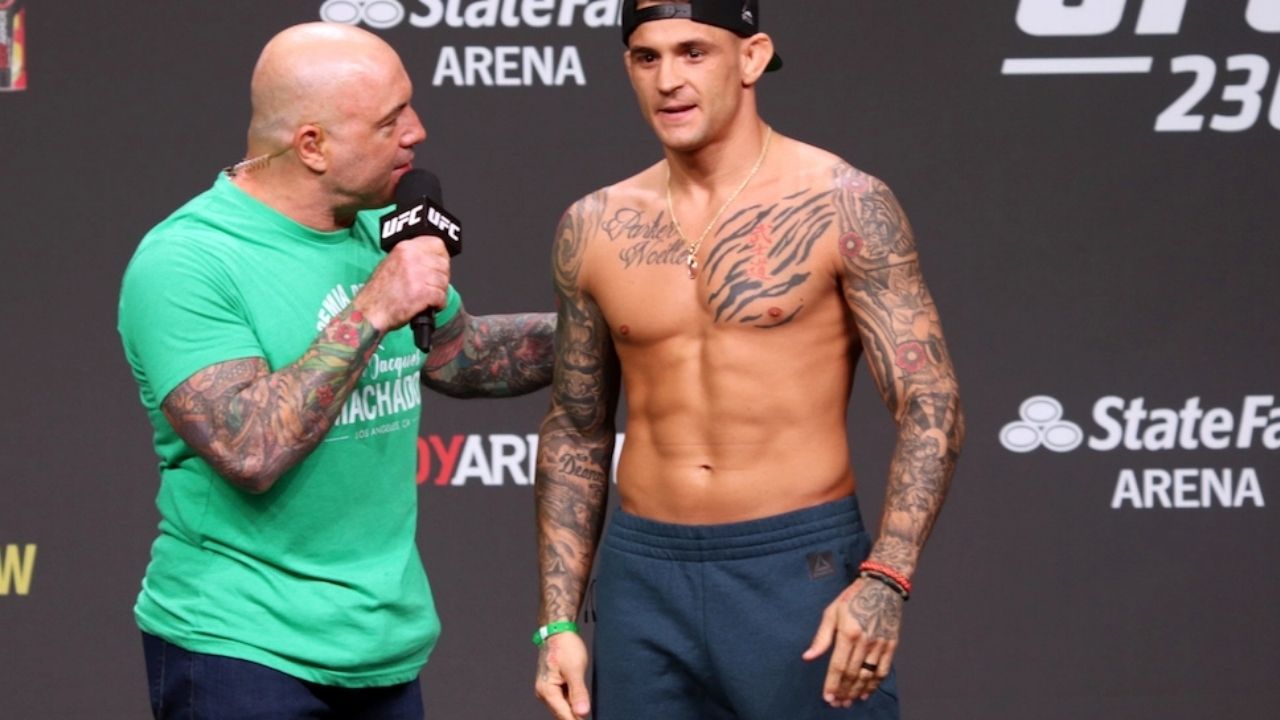 "Dustin Poirier is an uncrowned champ": Joe Rogan asserts, Dustin Poirier Should Hold The UFC Lightweight Belt If Khabib Does Not Return From Retirement