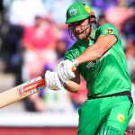 Marcus Stoinis: Stars all-rounder narrowly misses BBL century despite hitting four fours off Scott Boland's last over