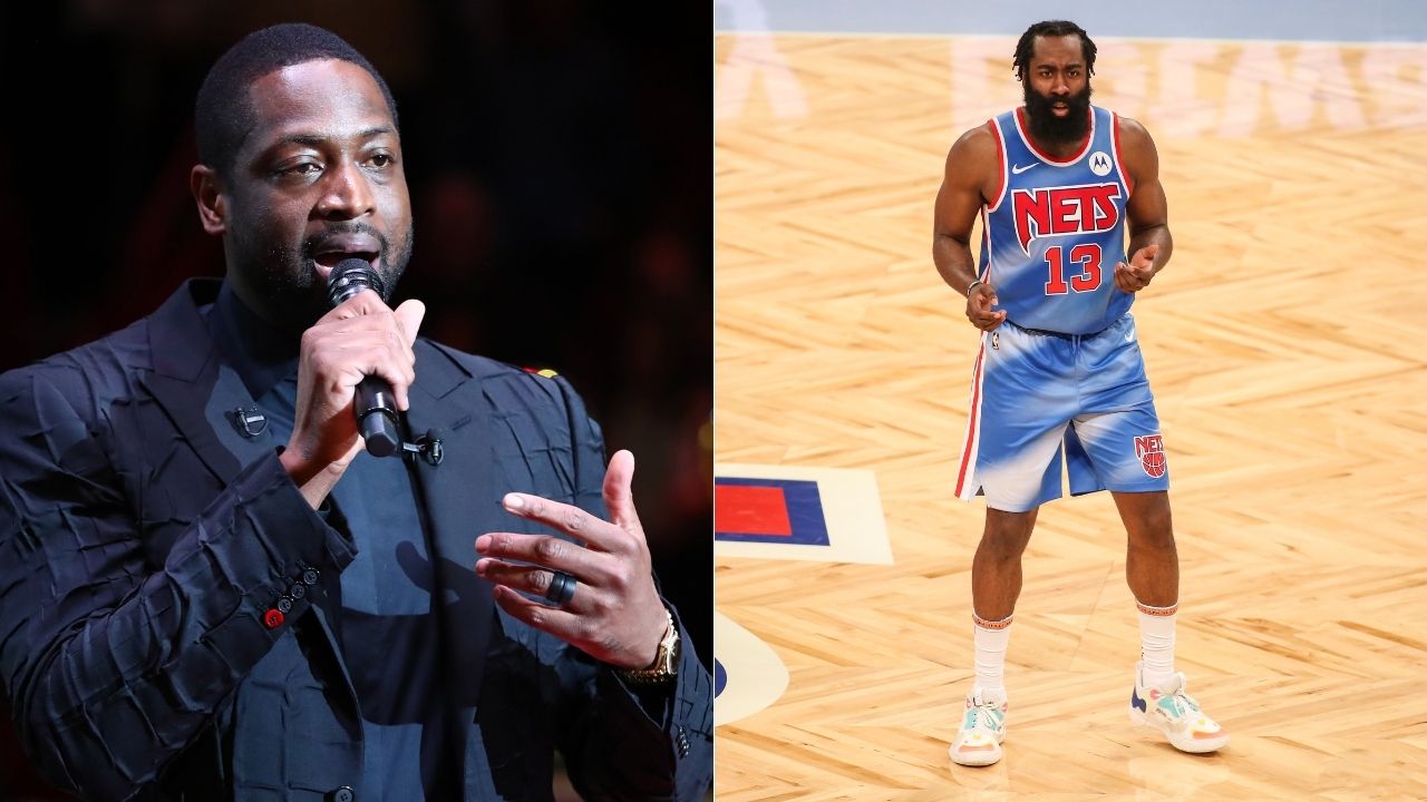 "I'm happy for this black man": Dwyane Wade praises James Harden for being able to force Nets trade after triple-double debut