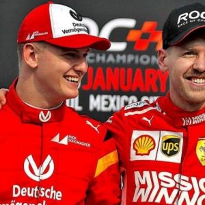 "I have zero competitive thoughts towards him": Sebastian Vettel says that he is 'more of a friend' than mentor to Haas rookie Mick Schumacher