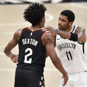 "Nets are better without Kyrie Irving": NBA fans react to Collin Sexton beating Kevin Durant and co with 18 straight points for Cavs
