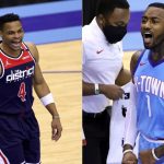 "Storm brewing between John Wall and Russell Westbrook": Fans react to altercation between star guards in Rockets win over Bradley Beal's Wizards