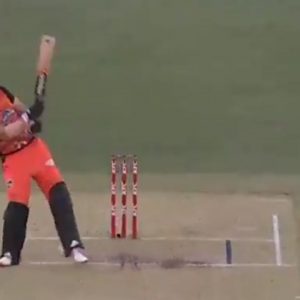 Jason Roy and Liam Livingstone: Watch Scorchers batsmen play innovative scoops in 123-run opening stand vs Hurricanes