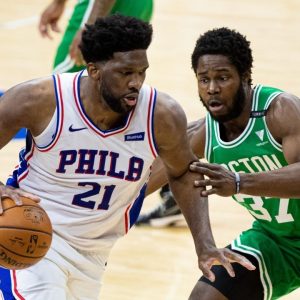 "Marcus Smart told me that?": Joel Embiid gets back at Celtics guard after Smart called the Sixers star a flopper