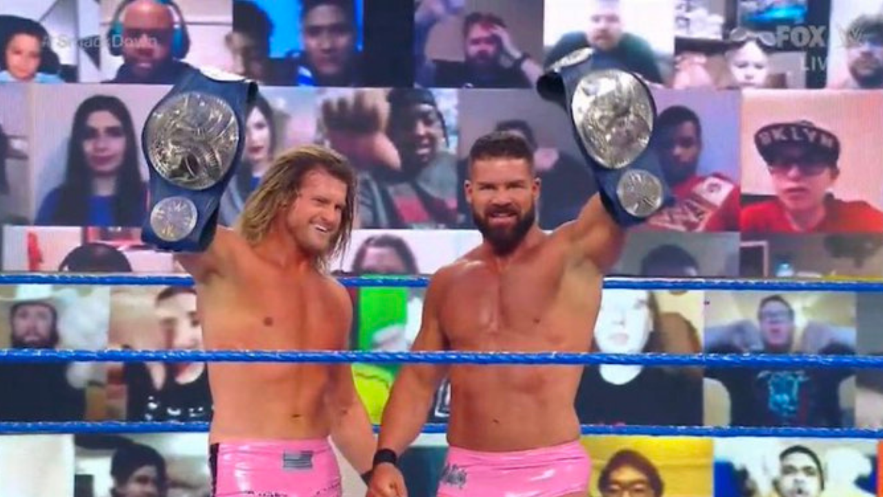 Dolph Ziggler and Robert Roode dethrone Street Profits as SmackDown Tag Team Champions