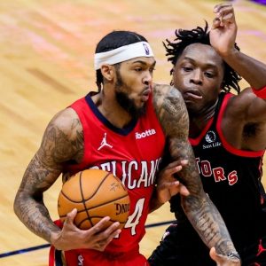 "It's over.....it's over": Pelicans' Brandon Ingram trash talked Raptors players before hitting free throw to seal the game