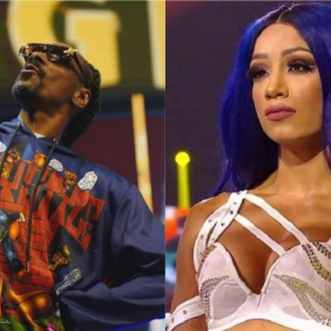 Sasha Banks reacts to cousin Snoop Dogg’s AEW appearance