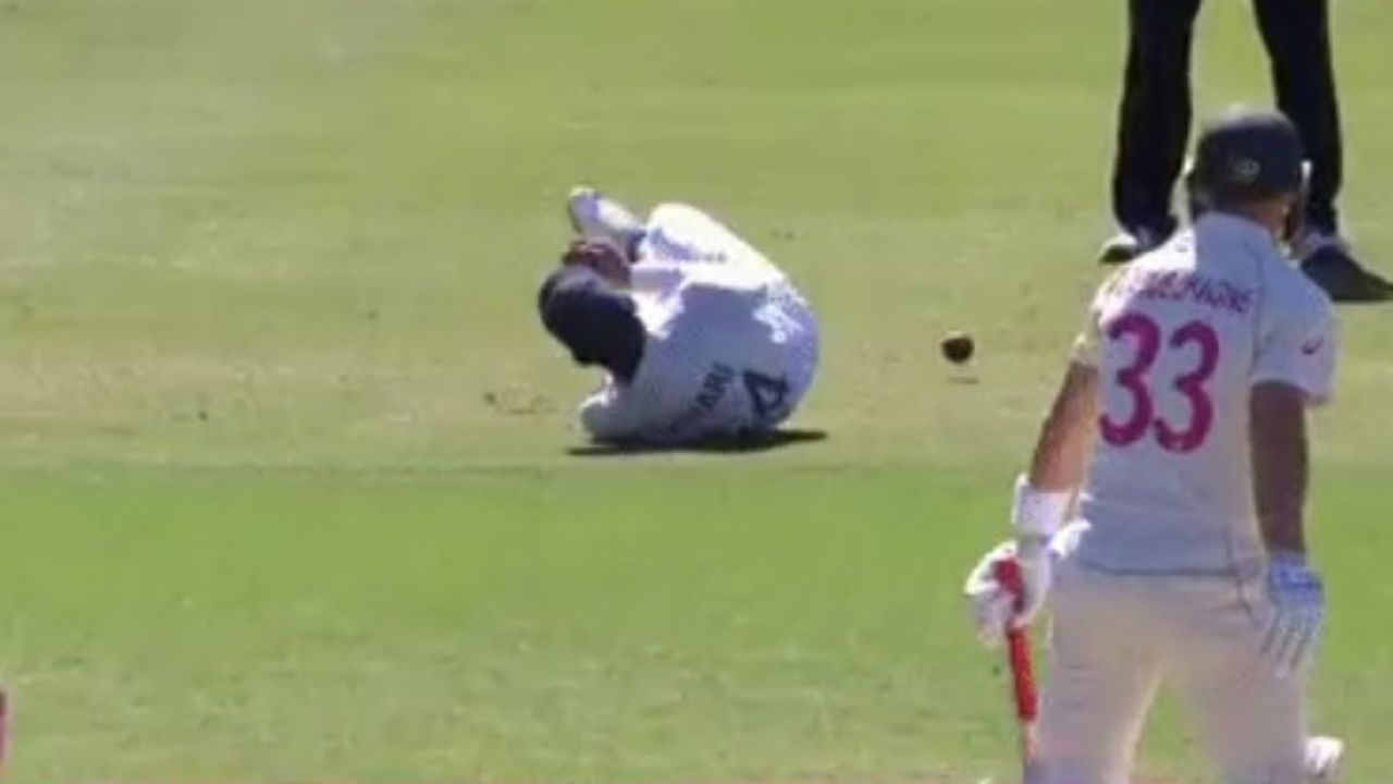 Hanuma Vihari drop catch: Watch Vihari drops Marnus Labuschagne off Jasprit Bumrah on second ball of Day 4