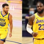 "Steph Curry makes it 10 times out of 9": LeBron James pays respect to Warriors star after making look-away 3-pointer while staring at Lakers bench