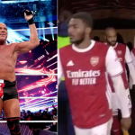 Kurt Angle comments on Arsenal walking out to his theme song vs Crystal Palace