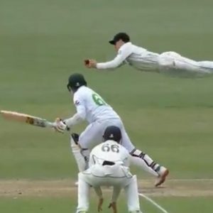 Will Young catch vs Pakistan: Watch Kiwi substitute player grabs terrific catch to dismiss Abid Ali in Christchurch Test