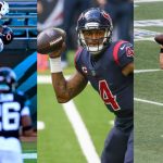 Jimmy Graham, Deshaun Watson, Russell Wilson