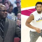 "Shut yo dumb a** up": Shaquille O'Neal furiously messages artist who photoshopped Donovan Mitchell dunking on the Lakers legend