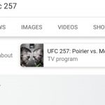 UFC 257 Canceled?: Google Search Result Shows The Pay-Per-View Event Is Canceled