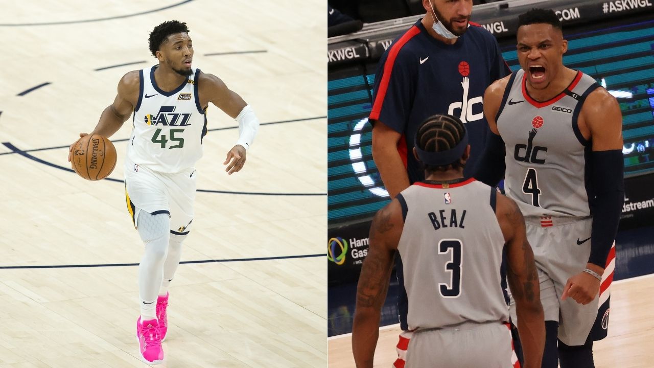 "I'm taking Russell Westbrook over Donovan Mitchell all day long": Shaquille O'Neal continues to disparage Jazz stars despite their league-best 20-5 record