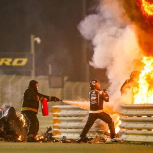 "He’s walking, he’s walking!" - Romain Grosjean crash at Bahrain was a massive concern for the Haas race engineers
