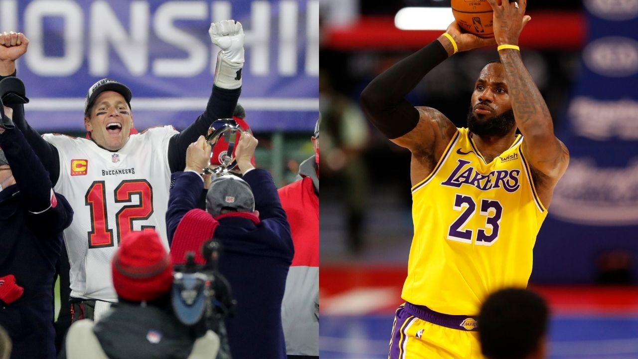 LeBron James, Tom Brady