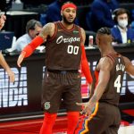 “I got a glass of wine waiting for me at home”: Carmelo Anthony reveals how he will be celebrating the Blazers' win over the Philadelphia 76ers after his 4th quarter takeover