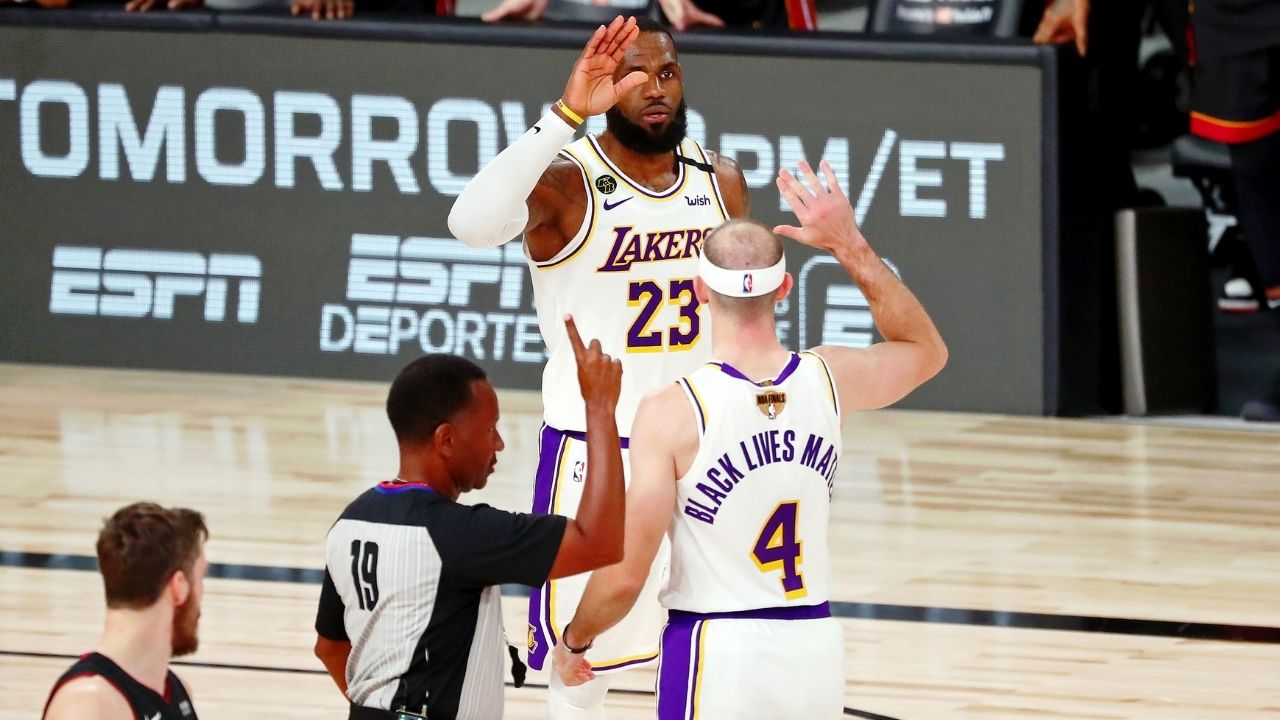 "Alex Caruso tipped that Jump Ball": Skip Bayless berates the referees for a missed call while helped the Lakers force an OT