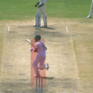 Virat Kohli running on pitch: Watch Nitin Menon warns Kohli for running on the pitch at Chepauk