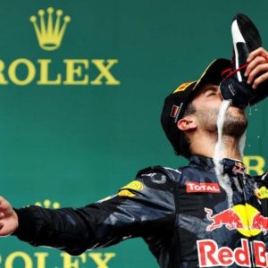 "I want to get in and get my hands dirty" - Here's how you can buy St Hugo's Daniel 'shoey' Ricciardo-inspired wine decanter