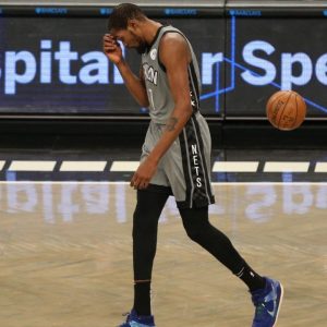 Kevin Durant trashes league's decision to bench him in Nets' loss to Raptors: 'You can't fool the fans with wack a** PR tactics'