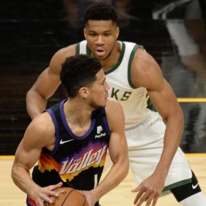 “If Giannis is taking the last shot, we're in good shape”: Devin Booker takes shots at Bucks MVP for his missed game winner against Chris Paul's Suns