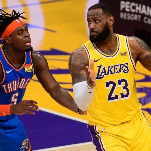"Luguentz Dort made LeBron James shoot an airball": Watch how Thunder guard locked down the Lakers star with some clutch defense in overtime loss