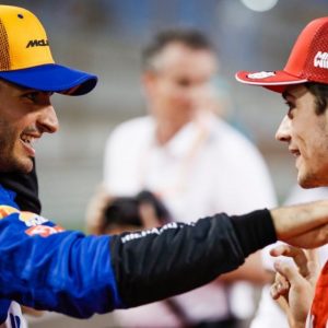 "Will be a bit complicated to beat you"- Carlos Sainz to Charles Leclerc