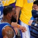 "LeBron James needs Anthony Davis to beat Brooklyn Nets": Lakers stars spotted deep in conversation during their loss to James Harden, Kyrie Irving and co