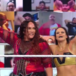 Nia Jax and Shayna Baszler dethrone Charlotte Flair and Asuka as WWE Women’s Tag Team Champions at Royal Rumble 2021