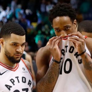 “Kyle Lowry’s old a** couldn’t break my franchise record”: DeMar DeRozan hilariously congratulates Fred VanVleet on his 54 point night against the Magic