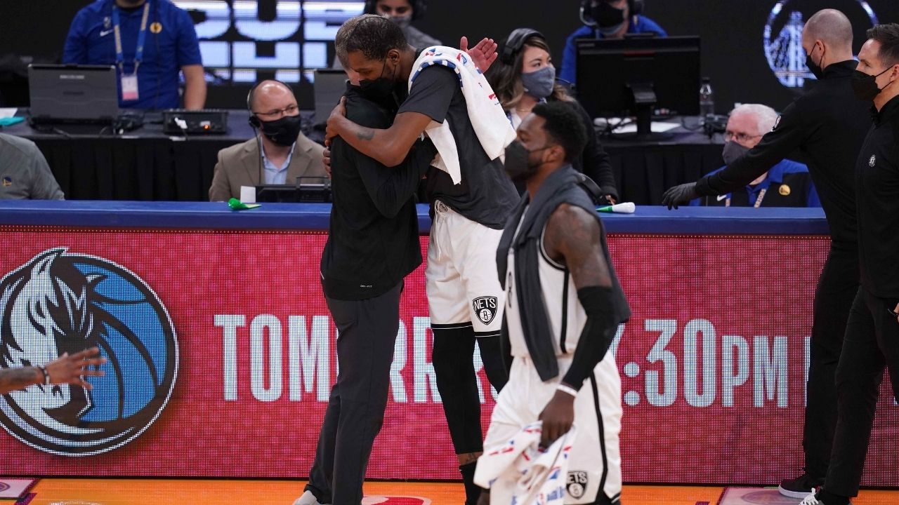 Kevin Durant has been playing a huge role in Klay Thompson's Achilles rehab: "I talk to Klay a couple of times every week"