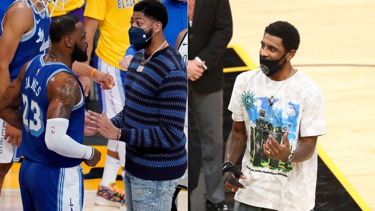 "LeBron James is your best free throw shooter?": Kyrie Irving ridicules Lakers star after he misses a technical free throw for a defensive 3-second intervention