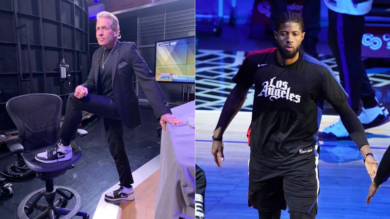 "Paul George may have been inspired by Lakers mascot Jared Dudley": Skip Bayless hints that Clippers star was indignant to not be considered on LeBron James' level