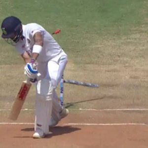 Virat Kohli wicket today: Ben Stokes castles Kohli with a near-unplayable delivery in Chennai Test