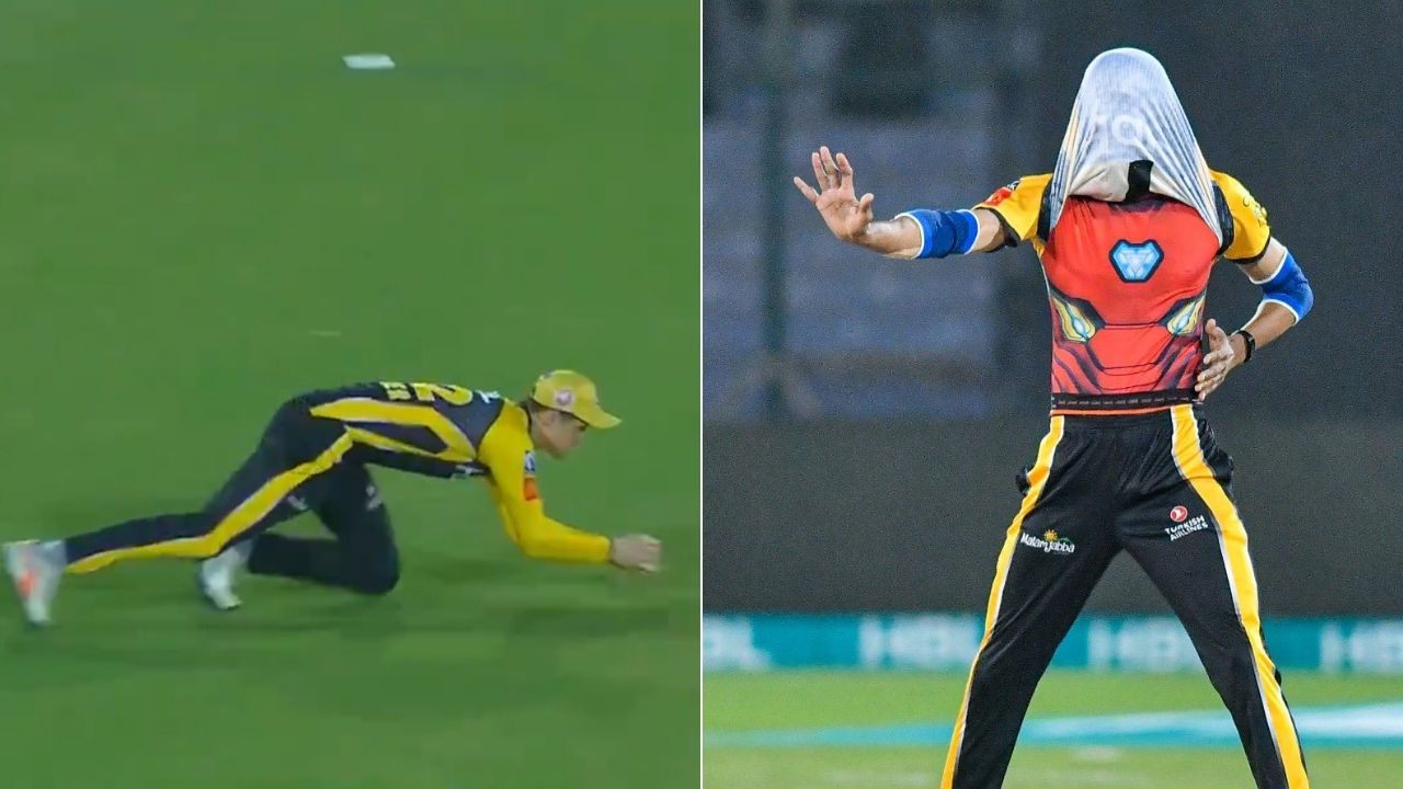 "I am Iron Man": Umaid Asif launches Iron Man celebration after dismissing Faheem Ashraf in PSL 2021