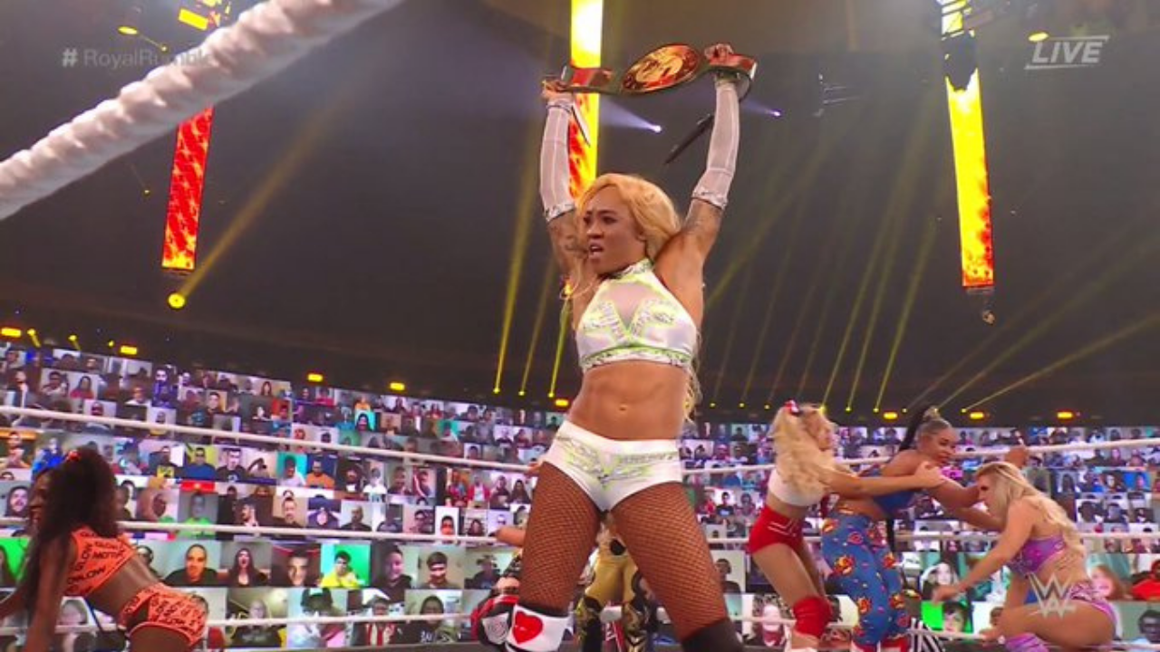 Alicia Fox crowned WWE 247 Champion during Women’s Royal Rumble 2021 match