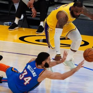 "LeBron James is playing unbelievably great defense": Skip Bayless admits to 'falling out of his chair' after learning the Lakers star's #1 rank in Defensive Winshares