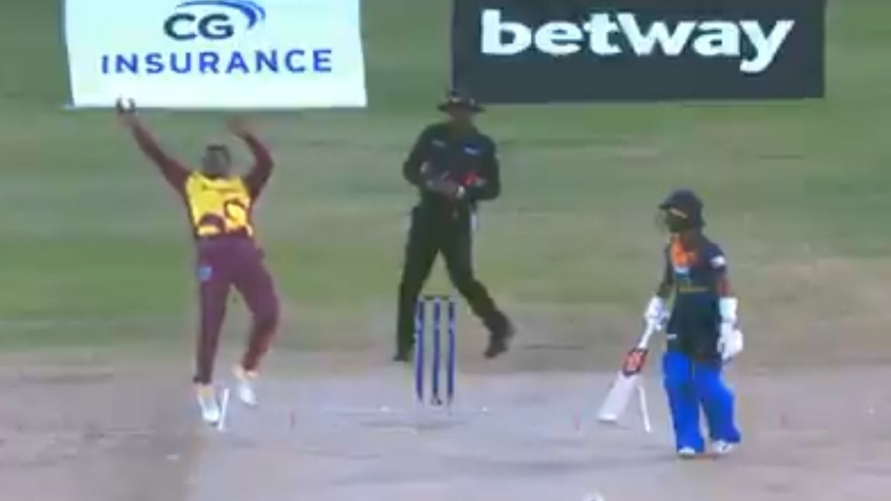 Fabian Allen cricket: Punjab Kings all-rounder grabs one-handed stunner to dismiss Danushka Gunathilaka in Antigua T20I