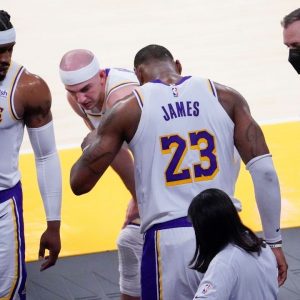 "LeBron James is Ironman, it doesn't matter if he takes a month off": Skip Bayless serves a backhanded compliment to the Lakers star after he injured his right ankle against the Hawks