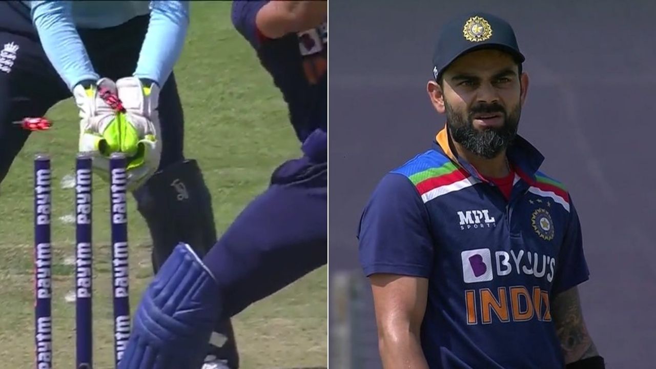 Kohli wicket today: Moeen Ali castles Virat Kohli in 3rd Pune ODI