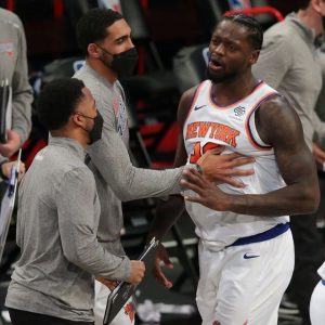 “Kyrie Irving blocked Julius Randle but the Nets got the ball back?” Damian Lillard was dumbfounded by Scott Foster’s late-game call resulting in Knicks’ loss