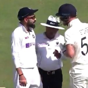 Kohli and Stokes argument: Ben Stokes and Virat Kohli indulge in animated discussion; umpires intervene