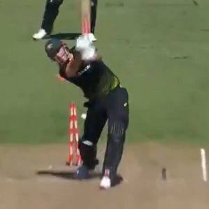 Mitchell Marsh dismissal today: Tim Southee castles Marsh with pinpoint yorker in Wellington T20I