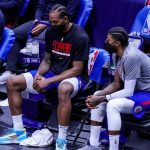 "Ask Kawhi Leonard when he's going to cut his s***": Paul George jokes about when he's getting a haircut by comparing his locks with those of Clippers teammate Kawhi