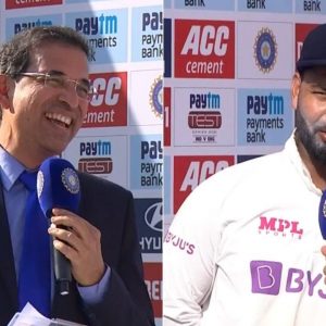 "Aap improve karo": Rishabh Pant jokes with Harsha Bhogle over stump mic commentary in England series