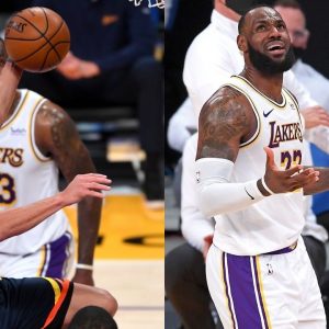 'LeBron James showed love to his father Steph Curry': Lakers star pauses interview to dap up with Curry after blowout win vs Warriors
