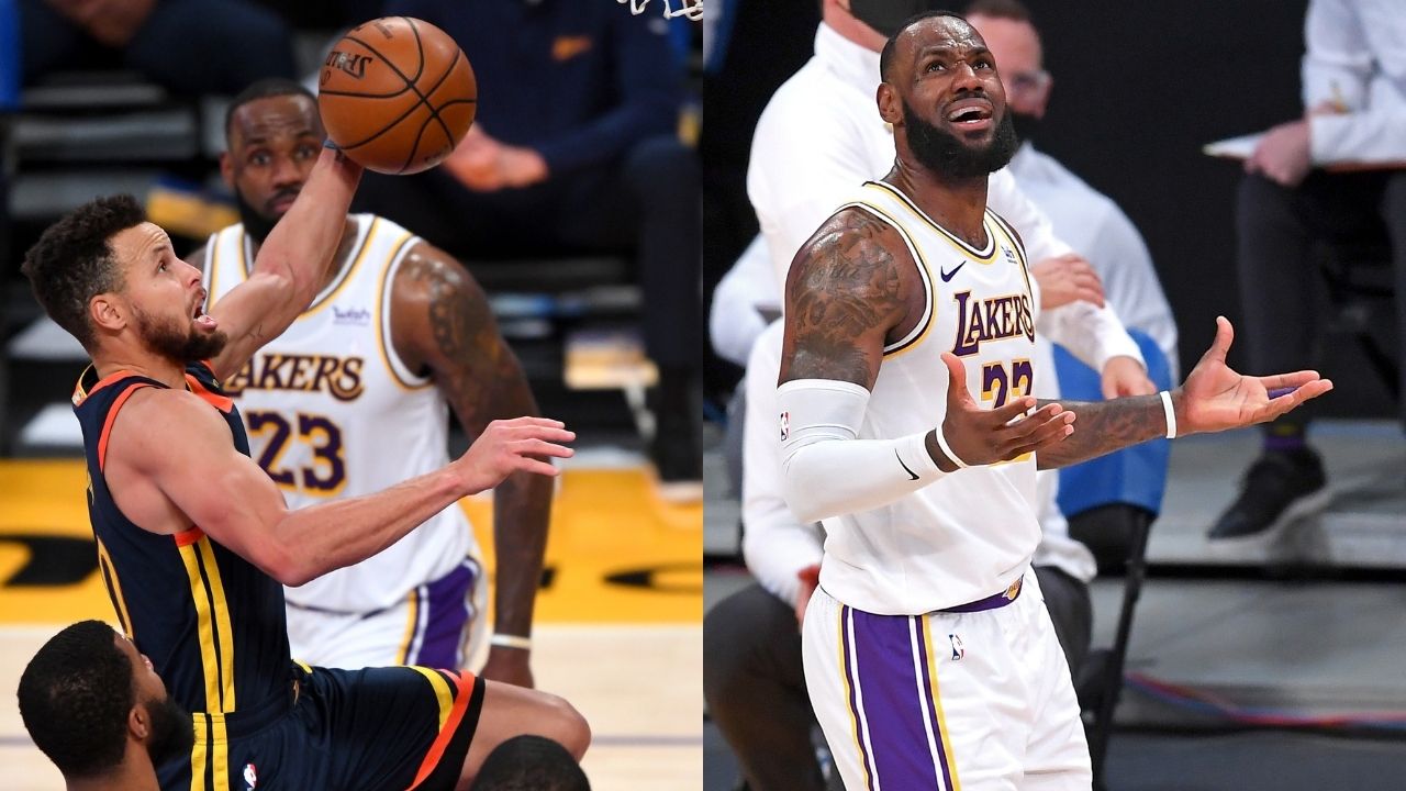 'LeBron James showed love to his father Steph Curry': Lakers star pauses interview to dap up with Curry after blowout win vs Warriors